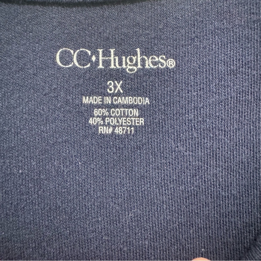 5/25 Women’s Plus Size Tanktop in Navy Blue - Picture 2 of 3